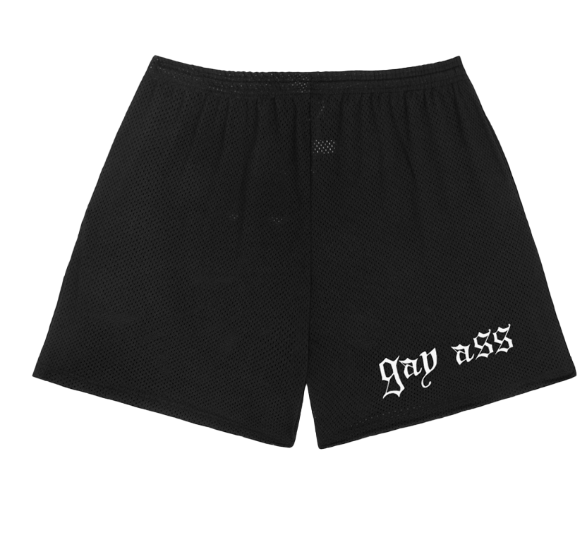 Gay Ass Mesh Shorts