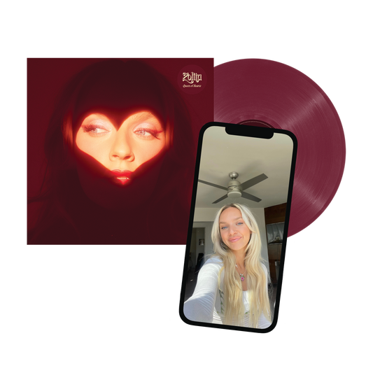 SIGNED Queen of Hearts Vinyl + Personalized Video Message Bundle
