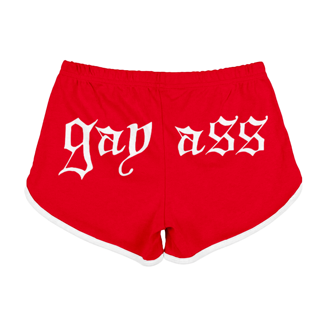 Gay Ass Shorts - Red