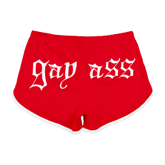 Gay Ass Shorts - Red